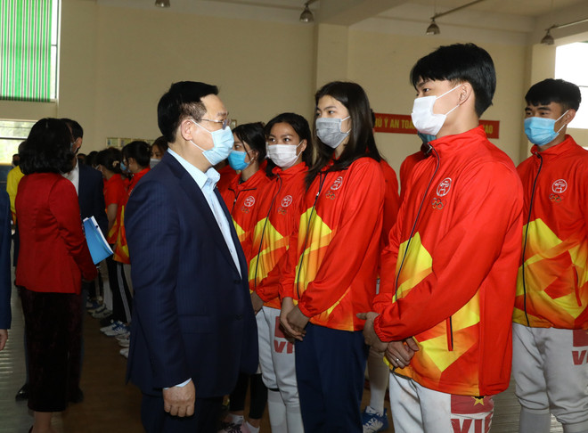 Bí thư Thành ủy Hà Nội kiểm tra công trình phục vụ SEA Games 31 ảnh 1