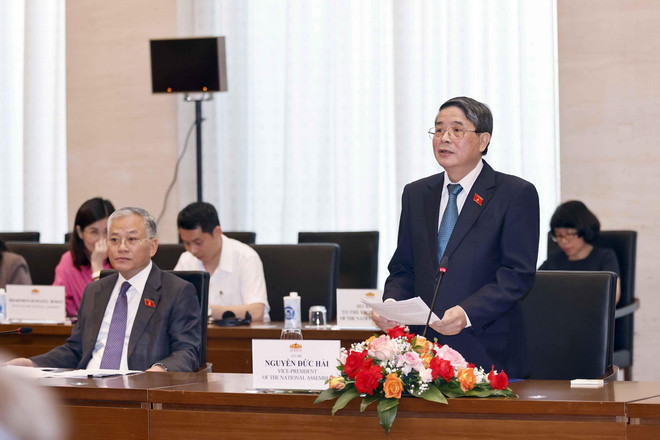 Phó Chủ tịch Quốc hội Nguyễn Đức Hải phát biểu. (Ảnh: Doãn Tấn/TTXVN) doan_doanh_nghiep_hoi_dong_kinh_doanh_eu_–_asean2.jpg