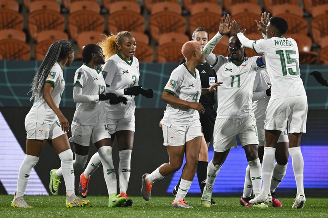 Zambia có chiến thắng lịch sử ở World Cup Nữ. (Nguồn: Getty Images) Xác định hai cặp đấu đầu tiên tại vòng 1/8 World Cup Nữ 2023 ảnh 2