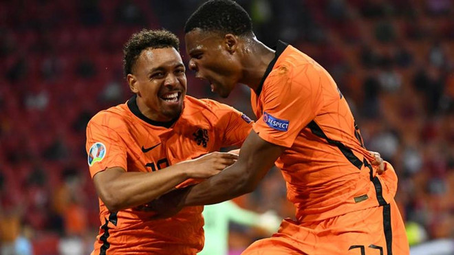 Hà Lan vào vòng 1/8 với vị trí nhất bảng C. (Nguồn: Getty Images) Kết quả EURO 2020: Xác định 3 đội tuyển giành vé vào vòng 1/8 ảnh 1