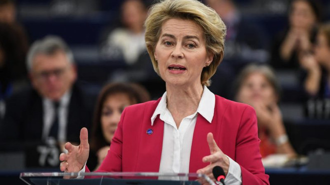 Chủ tịch EC Ursula von der Leyen. (Nguồn: EPA) Liên minh châu Âu cam kết tuân thủ thỏa thuận Brexit với Anh ảnh 1