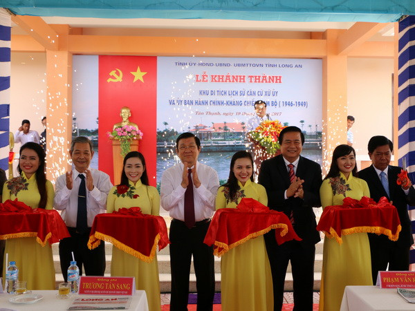 Long An khánh thành Khu di tich lịch sử Căn cứ Xứ ủy ảnh 1