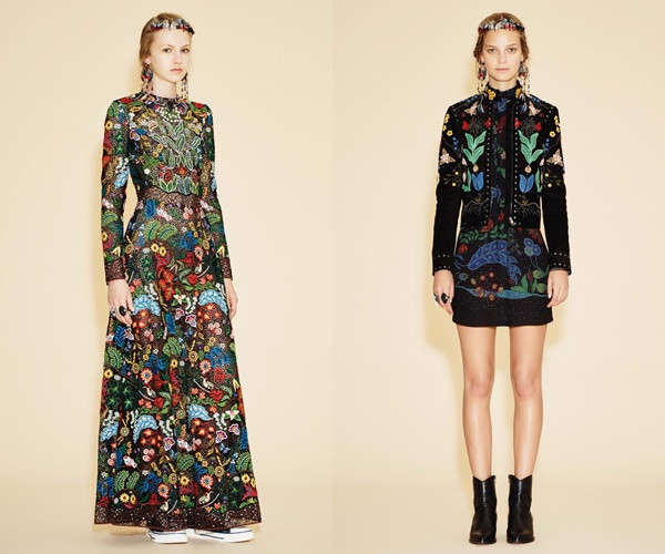 Bức tranh Hoa cỏ thủy sinh trong bộ sưu tập Valentino Resort 2016 ảnh 4