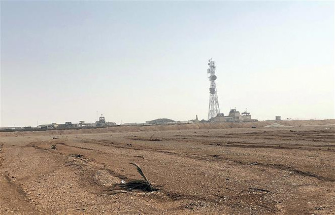 Căn cứ Al Tanf nằm ở phía Nam Syria. (Ảnh: AP/TTXVN) Nổ tại căn cứ quân sự Mỹ ở Syria khu vực giáp biên giới Iraq ảnh 1