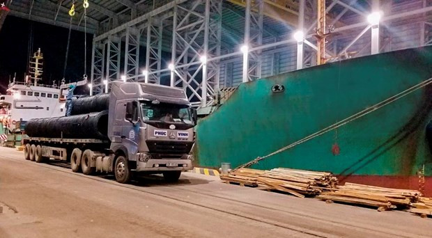 Sản lượng tăng đột biến, hơn 8 triệu tấn hàng thông qua Cảng Hòa Phát ảnh 1