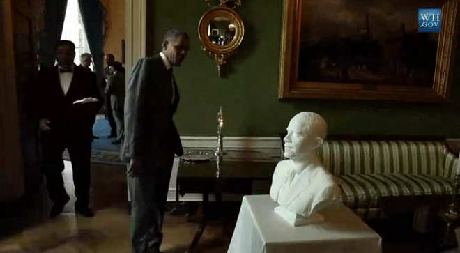 Sử dụng máy in 3D tạo chân dung của Tổng thống Mỹ Obama ảnh 1