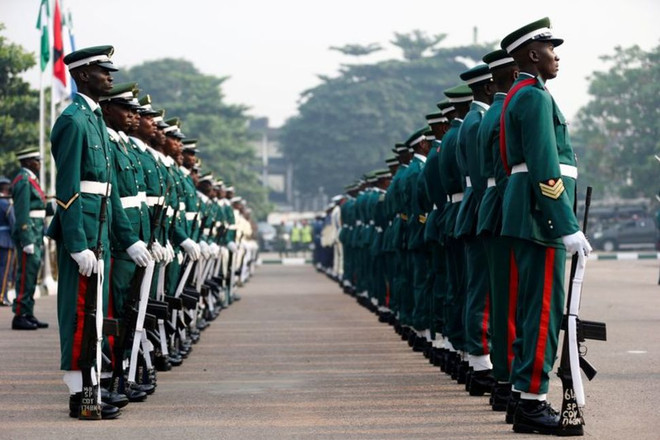 Binh sỹ quân đội Nigeria. (Nguồn: Reuters) Nigeria bổ nhiệm Thiếu tướng Yahaya làm Tham mưu trưởng Lục quân ảnh 1