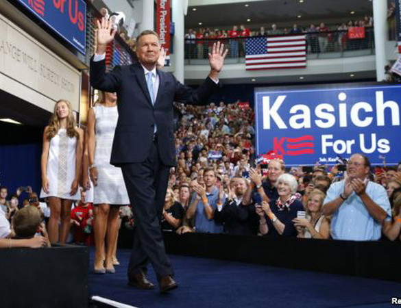 Thống đốc bang Ohio chính thức tranh cử ghế tổng thống Mỹ 2016 ảnh 1