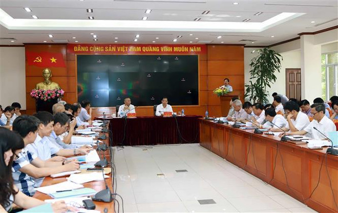 Quang cảnh hội nghị. (Ảnh: Hoàng Hùng/TTXVN) Tận dụng tiềm năng, cơ hội để phát triển chăn nuôi gia súc ăn cỏ ảnh 1