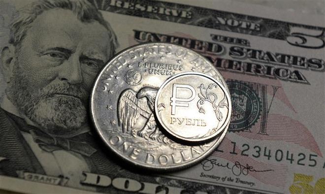 Đồng ruble tăng 0,7% so với đồng USD, 0,6% so với đồng euro ảnh 1