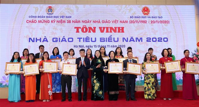 Bộ Giáo dục và Đào tạo tôn vinh 183 nhà giáo tiêu biểu năm 2020 ảnh 1