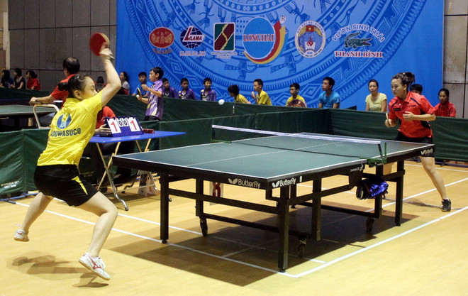 Gần 140 vận động viên tranh tài tại ​giải vô địch bóng bàn toàn quốc ảnh 1