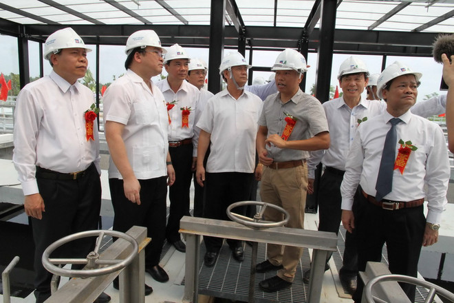 Bắc Ninh khánh thành Nhà máy xử lý nước thải thị xã Từ Sơn ảnh 1