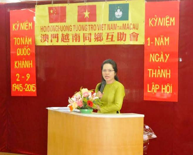 Cộng đồng người Việt tại Macau míttinh mừng Quốc khánh 2/9 ảnh 1