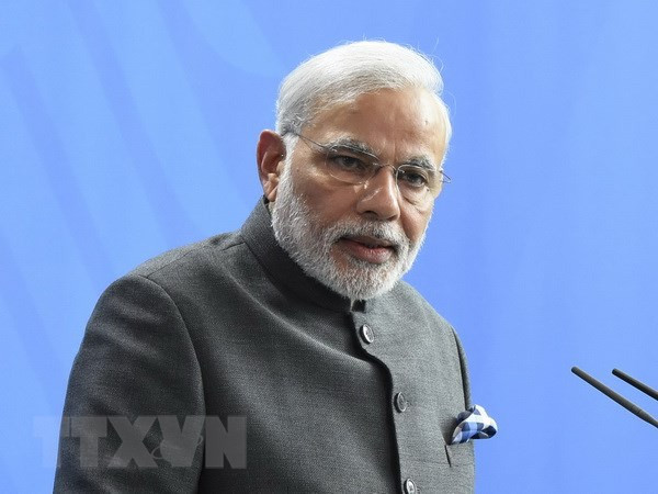 Thủ tướng Ấn Độ Narendra Modi. (Ảnh: AFP/TTXVN) Thủ tướng Ấn Độ thăm Thụy Điển, dự Hội nghị cấp cao Ấn Độ-Bắc Âu ảnh 1