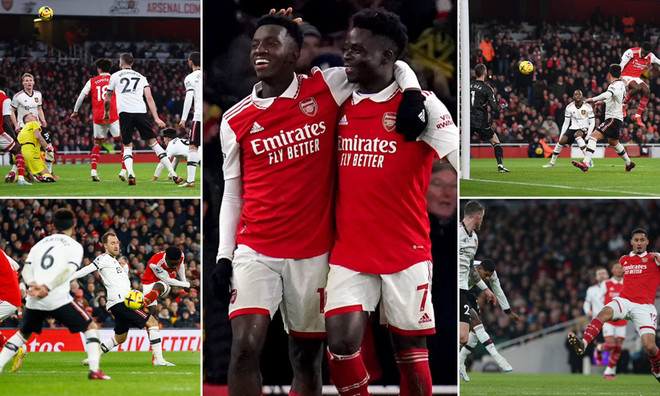 Premier League: Arsenal đánh bại M.U kịch tính, Man City chắc top 2 ảnh 1