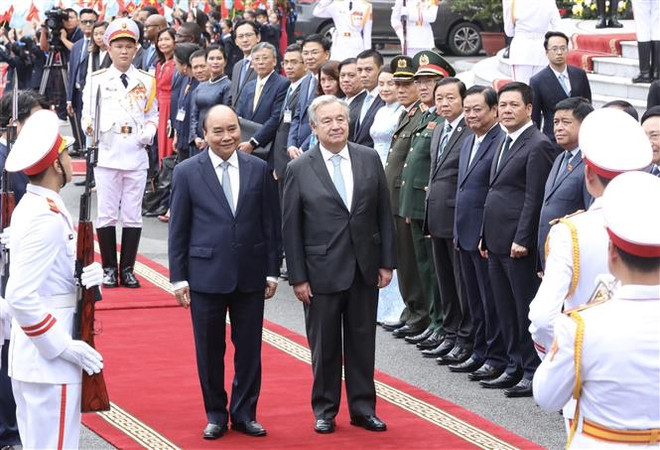 Chủ tịch nước hội đàm với Tổng Thư ký Liên hợp quốc António Guterres ảnh 1