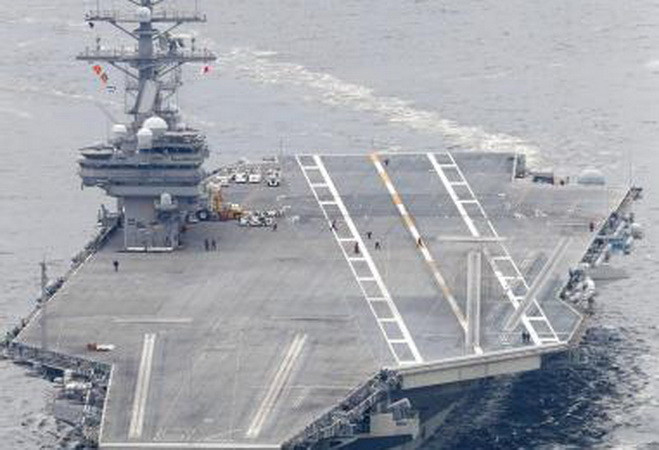 Hoàn tất tập trận, hai tàu sân bay Mỹ rời khỏi Biển Nhật Bản ảnh 1