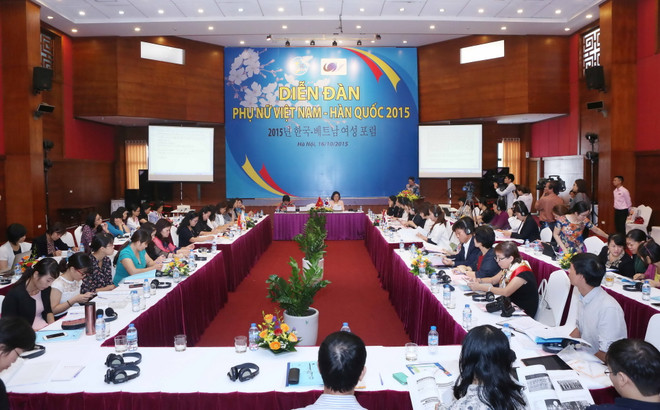 Chia sẻ kinh nghiệp Việt-Hàn về phát huy năng lực của phụ nữ ảnh 1