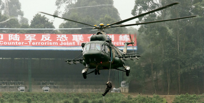 Ấn Độ - Trung Quốc bắt đầu tập trận chung chống khủng bố ảnh 1