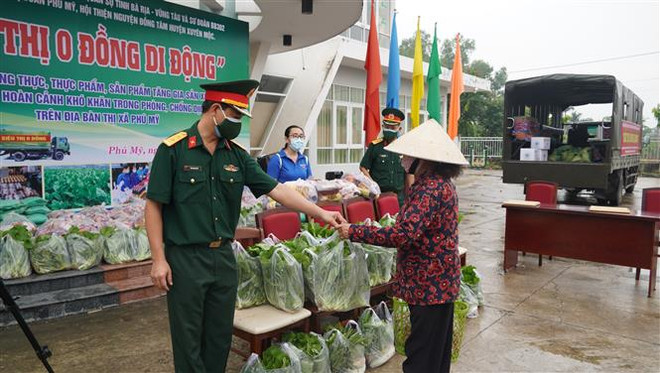  “Siêu thị 0 đồng di động" cho người dân khó khăn tại Bà Rịa-Vũng Tàu ảnh 1