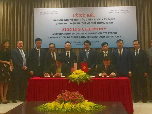 Hà Nội và Tập đoàn Dell hợp tác xây dựng thành phố thông minh ảnh 1