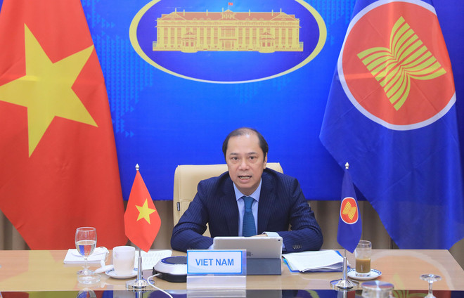 [Photo] Diễn đàn ASEAN-Nhật Bản lần thứ 36 theo hình thức trực tuyến ảnh 4