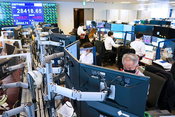 Chứng khoán châu Á biến động trái chiều trong phiên 19/11 ảnh 1