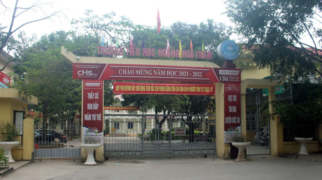 Thanh Hóa: Khoanh vùng ổ dịch tại Trường Tiểu học Hoàng Hoa Thám ảnh 1
