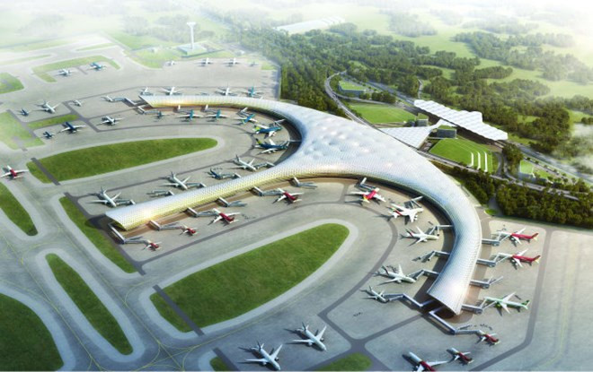 Một mẫu thiết kế sân bay Long Thành. (Nguồn: ACV) Đồng Nai "sẵn sàng" cho dự án Cảng hàng không quốc tế Long Thành ảnh 1