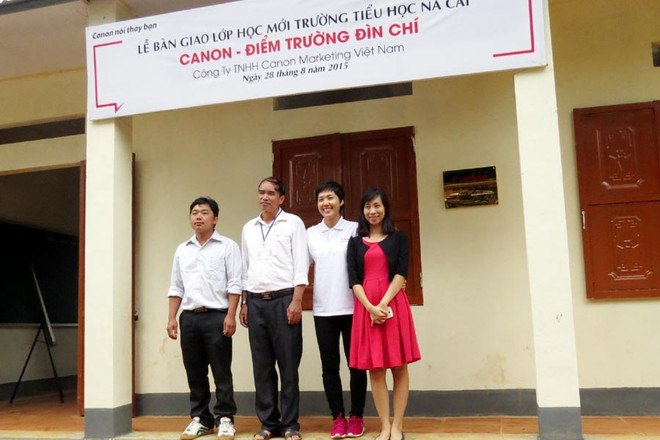 Canon tặng phòng học cho trẻ em đồng bào dân tộc thiểu số ảnh 2