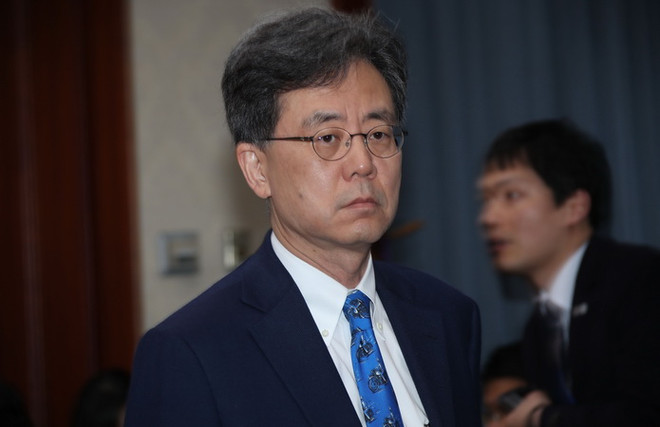 Bộ trưởng Thương mại Hàn Quốc Kim Hyun-chong. (Nguồn: Yonhap/TTXVN) Hàn Quốc nhượng bộ thương mại để được miễn trừ thuế thép của Mỹ ảnh 1