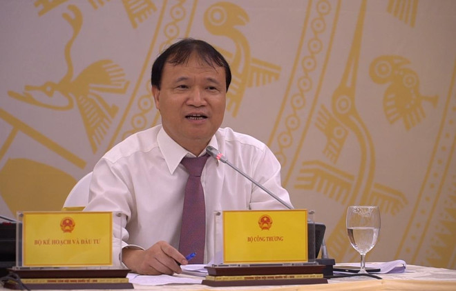 Thứ trưởng Bộ Công Thương Đỗ Thắng Hải. (Ảnh: Minh Hiếu/Vietnam+) Tạo hành lang pháp lý toàn diện để phát triển ngành công nghiệp hỗ trợ ảnh 2