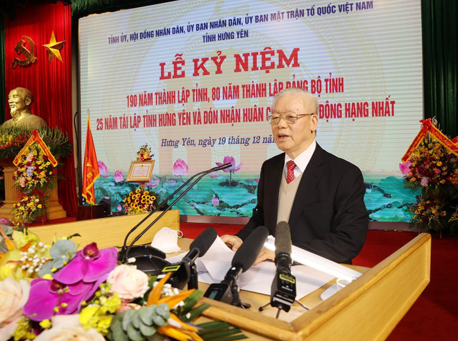 Tổng Bí thư: Xây dựng Hưng Yên ngày càng “Hưng” và ngày càng “Yên” ảnh 2