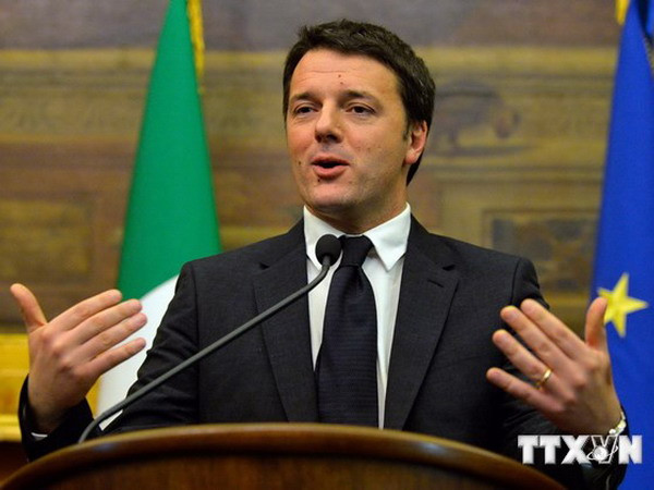 Uy tín của Thủ tướng Italy Matteo Renzi tiếp tục bị giảm sút ảnh 1