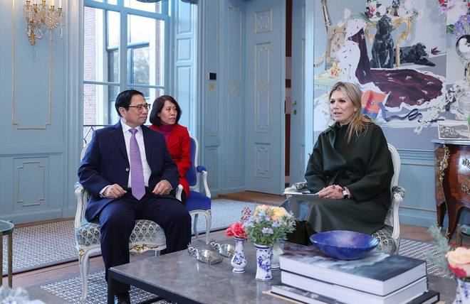 Thủ tướng Phạm Minh Chính hội kiến Hoàng hậu Hà Lan Maxima ảnh 2