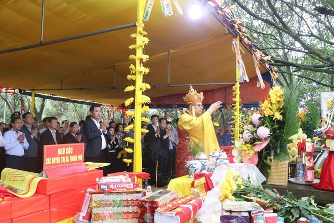 Linh thiêng lễ tế trời đất trên đỉnh núi Ngũ Nhạc ở Hải Dương ảnh 1