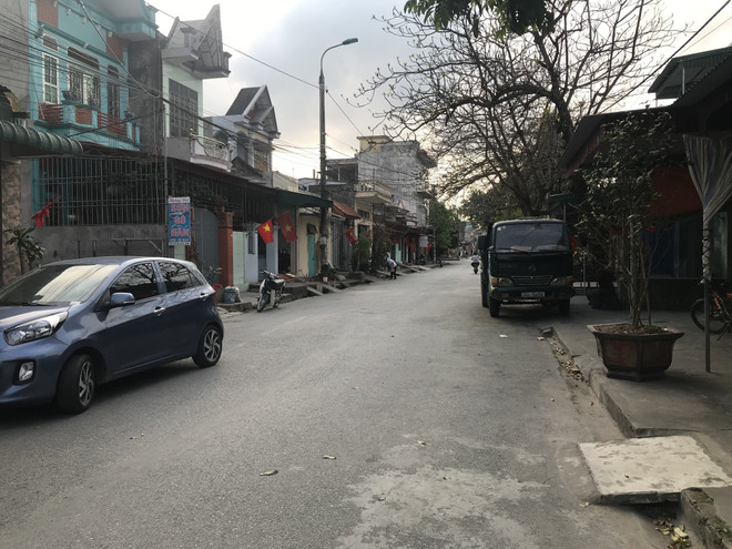 Khu 4, thị trấn Ninh Giang sau khi được gỡ bỏ phong tỏa y tế. (Ảnh: Tiến Vĩnh/TTXVN) Hải Dương: Huyện Ninh Giang từng bước đẩy lùi dịch COVID-19 ảnh 2
