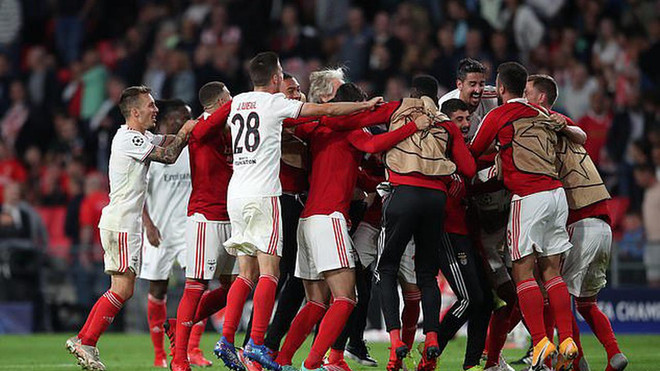 Benfica giành quyền vào vòng bảng Champions League. (Nguồn: Getty Images) Xác định thêm ba đội bóng góp mặt ở vòng bảng Champions League ảnh 1