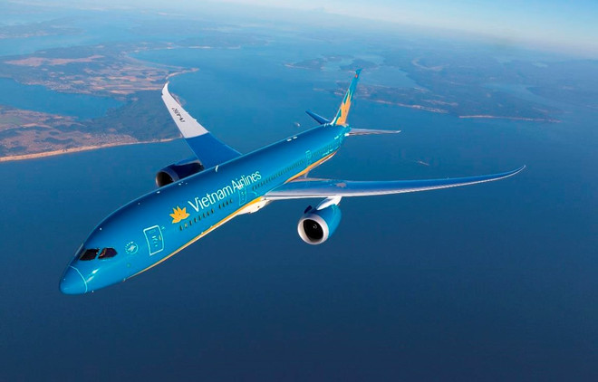 Máy bay của hãng hàng không Vietnam Airlines. (Ảnh: CTV/Vietnam+) Miễn phí đổi vé cho hành khách Hàn Quốc có kế hoạch đến Việt Nam ảnh 1