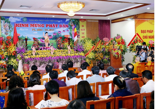 Đại lễ Phật đản Phật lịch 2561: Phát huy tinh thần "hộ quốc an dân" ảnh 1