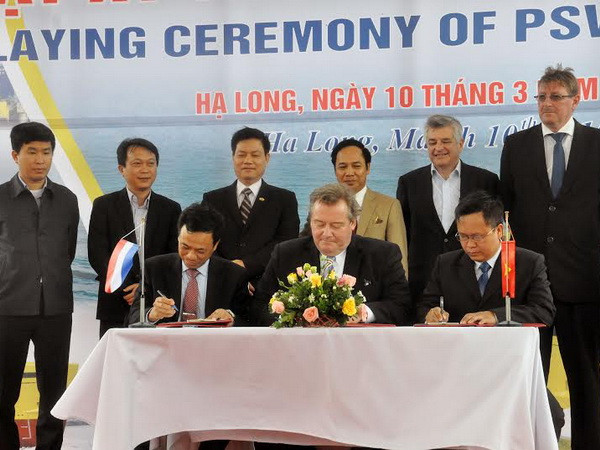 Quảng Ninh: Đặt ky đóng mới tàu dịch vụ dầu khí cho Tập đoàn Damen ảnh 1