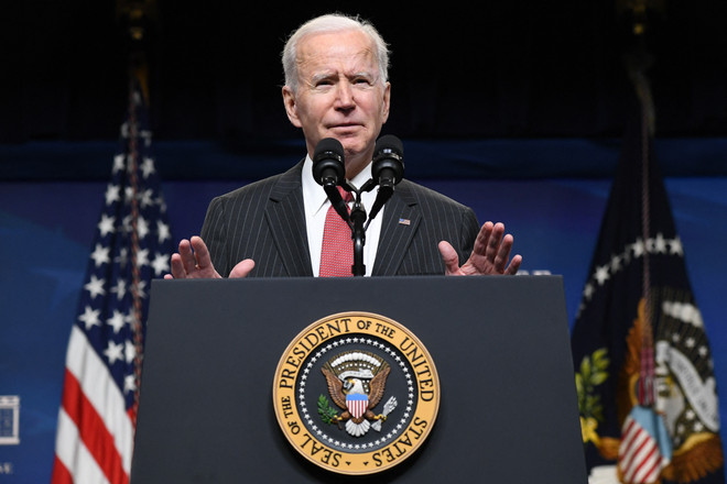 Tổng thống Mỹ Joe Biden. (Nguồn: AFP/TTXVN) Tổng thống Mỹ Joe Biden sẽ tham gia Hội nghị G7 trực tuyến ảnh 1