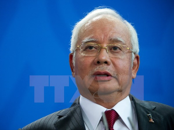 Thủ tướng Malaysia Najib Razak. (Nguồn: EPA/TTXVN) Malaysia kêu gọi Nhật Bản thuyết phục ông Donald Trump về TPP ảnh 1
