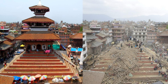 Nhiều di tích lịch sử của Nepal sụp đổ sau động đất kinh hoàng ảnh 2