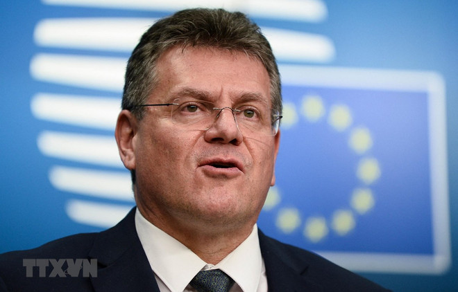 EU đề xuất loại bỏ hầu hết thủ tục kiểm tra hàng hóa đến Bắc Ireland ảnh 1