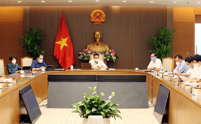PTT Vũ Đức Đam chủ trì họp trực tuyến với Bình Dương về chống dịch ảnh 1