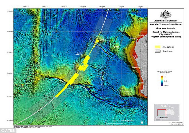Xác định được vị trí chiếc máy bay MH370 của Malaysia Airlines? ảnh 3