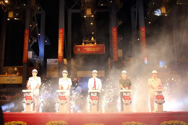 Tân cảng Sài Gòn phát lệnh làm hàng đầu Xuân Nhâm Dần ảnh 1