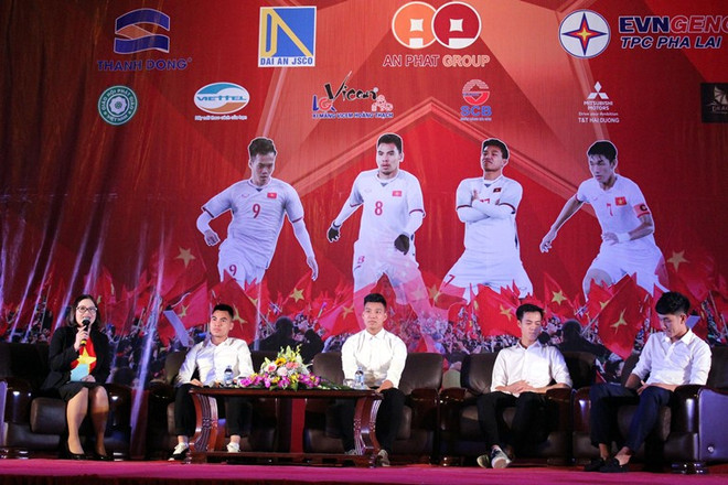 Hải Dương vinh danh bốn người hùng của đội tuyển U23 Việt Nam ảnh 1